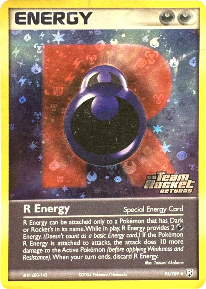 R Energy (95/109) (Stamped) [EX: Team Rocket Returns] | Jack's On Queen