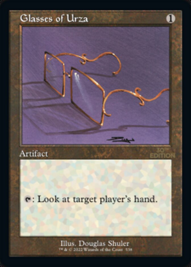 Glasses of Urza (Retro) [30th Anniversary Edition] | Jack's On Queen