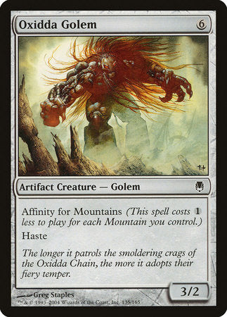 Oxidda Golem [Darksteel] | Jack's On Queen