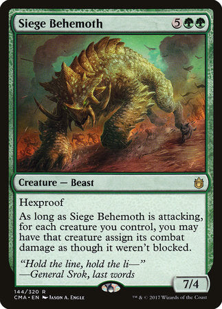 Siege Behemoth [Commander Anthology] | Jack's On Queen