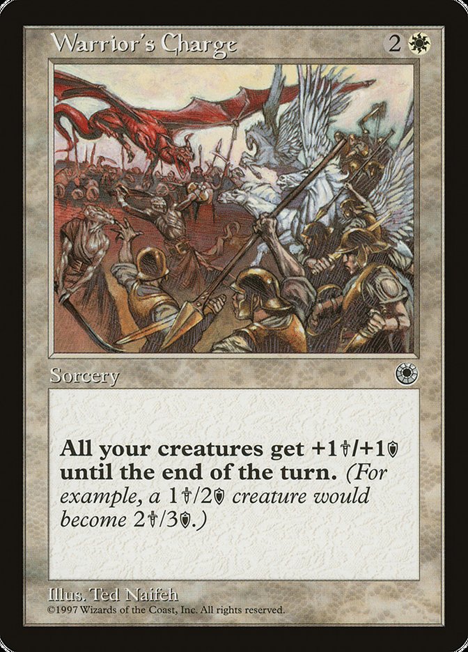 Warrior's Charge (No Flavor Text) [Portal] | Jack's On Queen