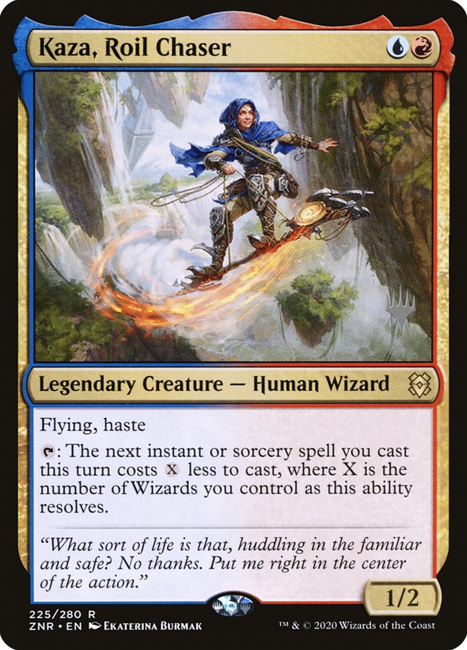 Kaza, Roil Chaser (Promo Pack) [Zendikar Rising Promos] | Jack's On Queen