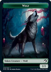 Centaur // Wolf Double-Sided Token [Innistrad: Midnight Hunt Commander Tokens] | Jack's On Queen