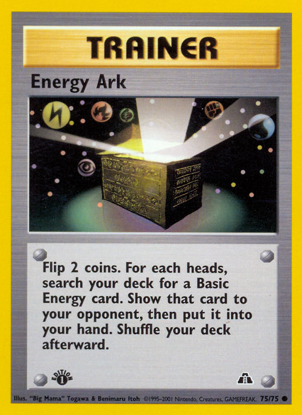 Energy Ark (75/75) [Neo Discovery 1st Edition] | Jack's On Queen