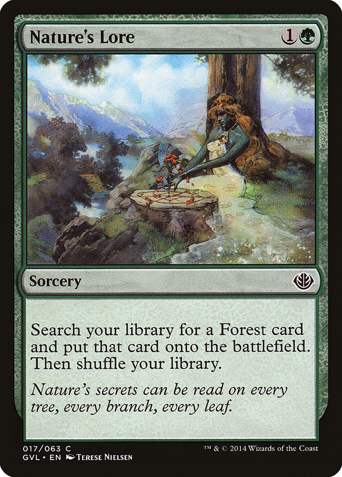 Nature's Lore (Garruk vs. Liliana) [Duel Decks Anthology] | Jack's On Queen