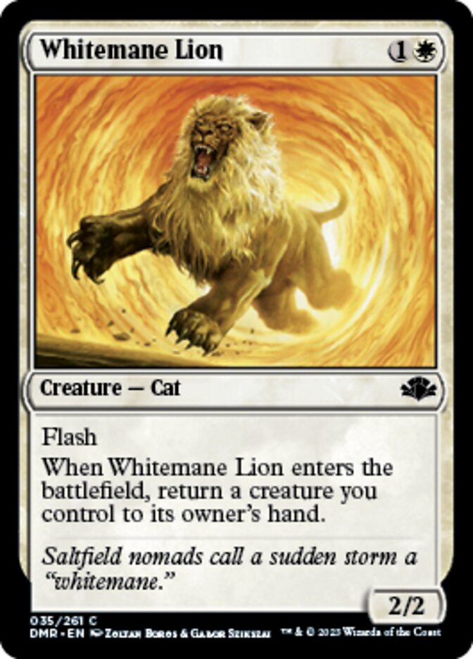 Whitemane Lion [Dominaria Remastered] | Jack's On Queen