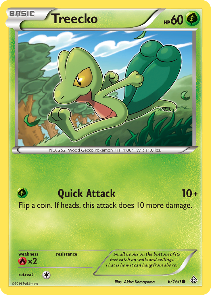 Treecko (6/160) [XY: Primal Clash] | Jack's On Queen