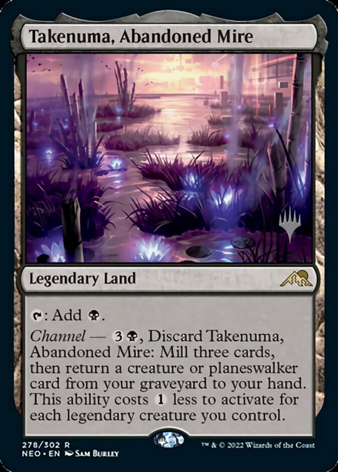 Takenuma, Abandoned Mire (Promo Pack) [Kamigawa: Neon Dynasty Promos] | Jack's On Queen