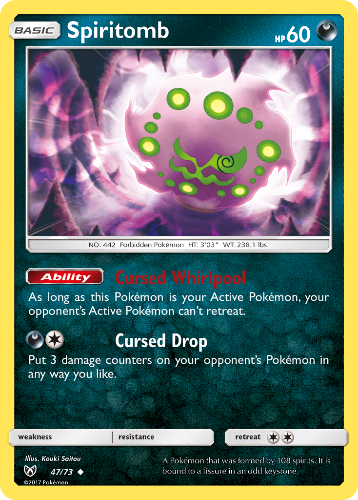 Spiritomb (47/73) [Sun & Moon: Shining Legends] | Jack's On Queen