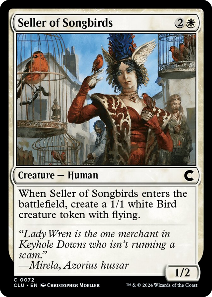 Seller of Songbirds [Ravnica: Clue Edition] | Jack's On Queen