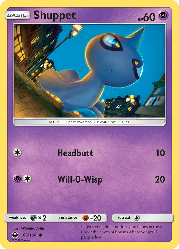 Shuppet (63/168) [Sun & Moon: Celestial Storm] | Jack's On Queen