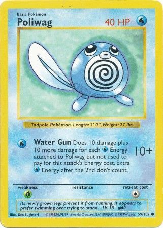 Poliwag (59/102) [Base Set Shadowless Unlimited] | Jack's On Queen