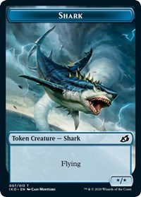 Shark // Human Soldier (005) Double-sided Token [Ikoria: Lair of Behemoths Tokens] | Jack's On Queen