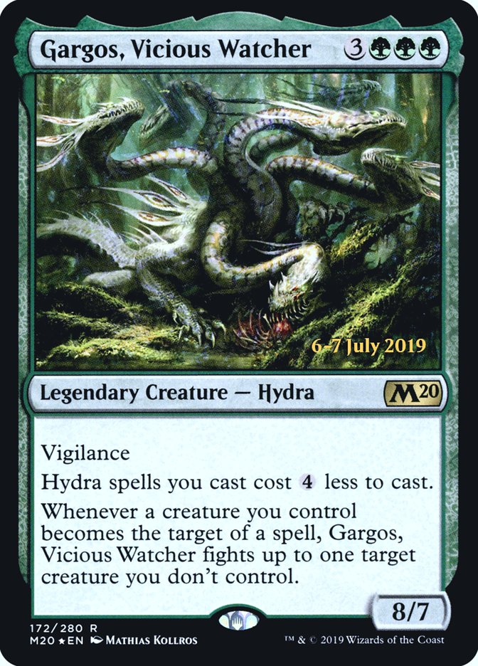 Gargos, Vicious Watcher  [Core Set 2020 Prerelease Promos] | Jack's On Queen