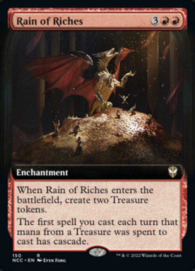 Rain of Riches (Extended Art) [Streets of New Capenna Commander] | Jack's On Queen