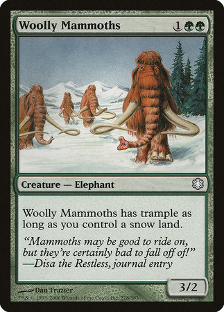 Woolly Mammoths [Coldsnap Theme Decks] | Jack's On Queen