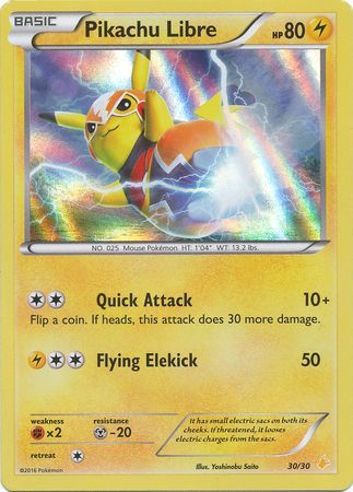 Pikachu Libre (30/30) [XY: Trainer Kit 3 - Pikachu Libre] | Jack's On Queen