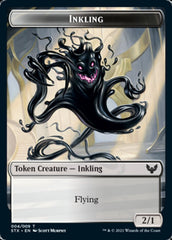 Inkling // Spirit Double-Sided Token [Strixhaven: School of Mages Tokens] | Jack's On Queen