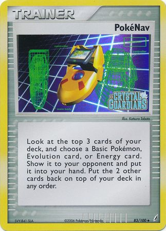 PokeNav (83/100) (Stamped) [EX: Crystal Guardians] | Jack's On Queen