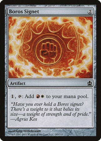 Boros Signet [Commander 2011] | Jack's On Queen