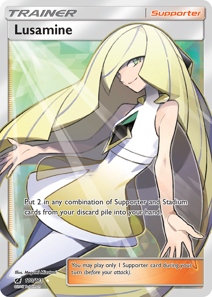 Lusamine (110/111) [Sun & Moon: Crimson Invasion] | Jack's On Queen