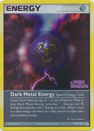 Dark Metal Energy (97/110) (Stamped) [EX: Holon Phantoms] | Jack's On Queen