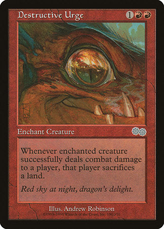 Destructive Urge [Urza's Saga] | Jack's On Queen