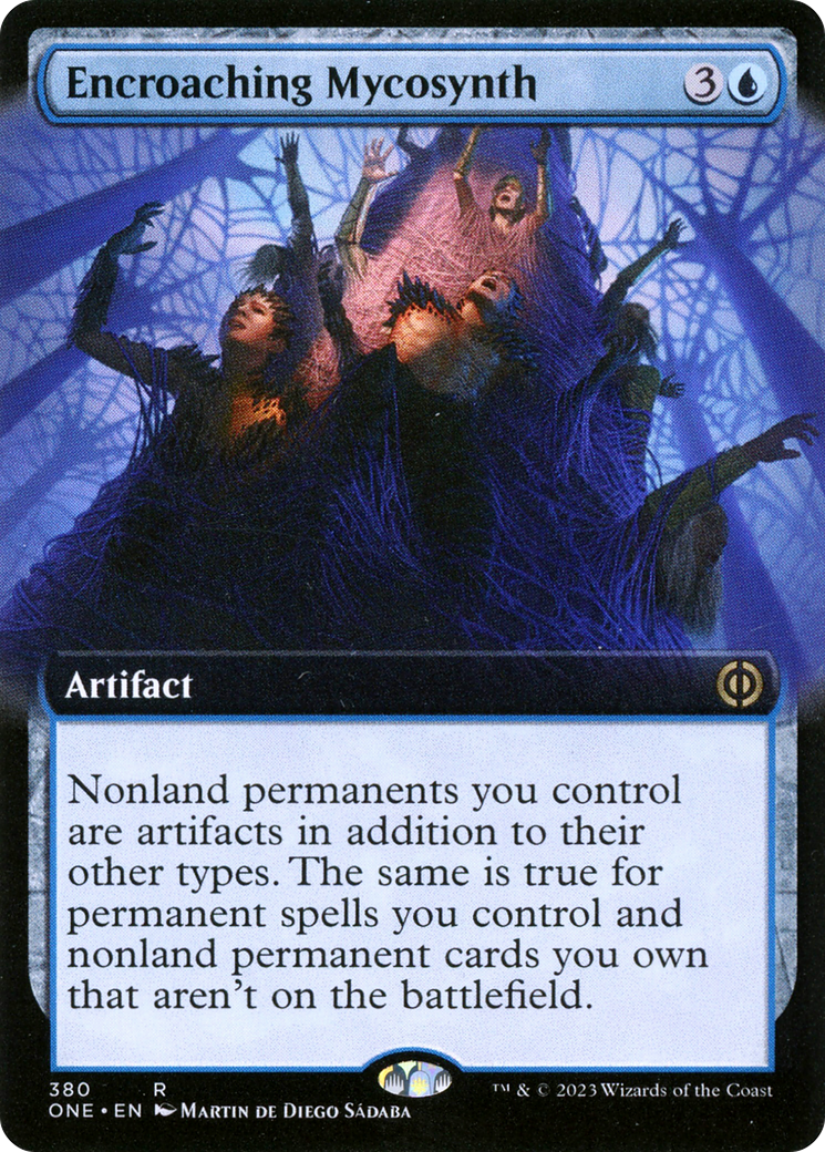 Encroaching Mycosynth (Extended Art) [Phyrexia: All Will Be One] | Jack's On Queen