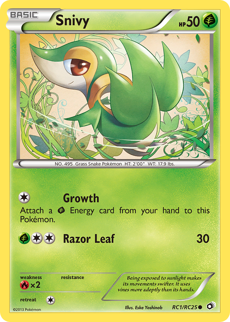 Snivy (RC1/RC25) [Black & White: Legendary Treasures] | Jack's On Queen