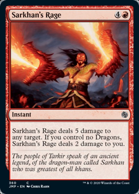 Sarkhan's Rage [Jumpstart] | Jack's On Queen