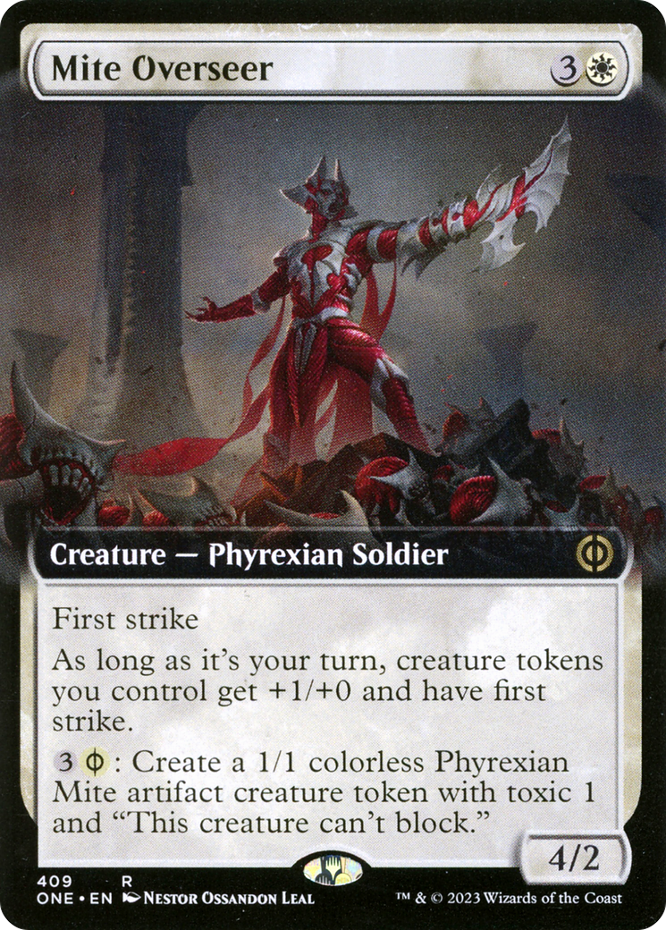 Mite Overseer (Extended Art) [Phyrexia: All Will Be One] | Jack's On Queen