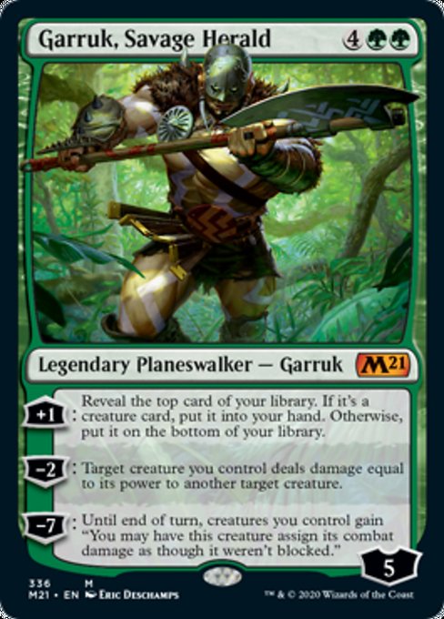 Garruk, Savage Herald [Core Set 2021] | Jack's On Queen