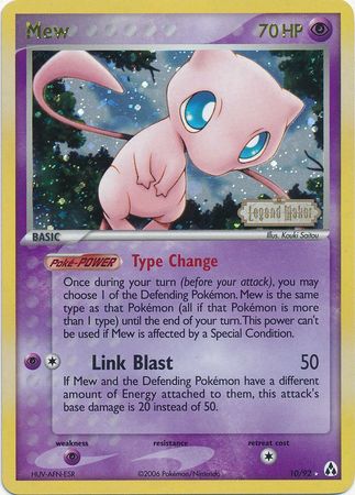 Mew (10/92) (Stamped) [EX: Legend Maker] | Jack's On Queen