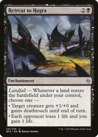 Retreat to Hagra [Battle for Zendikar] | Jack's On Queen