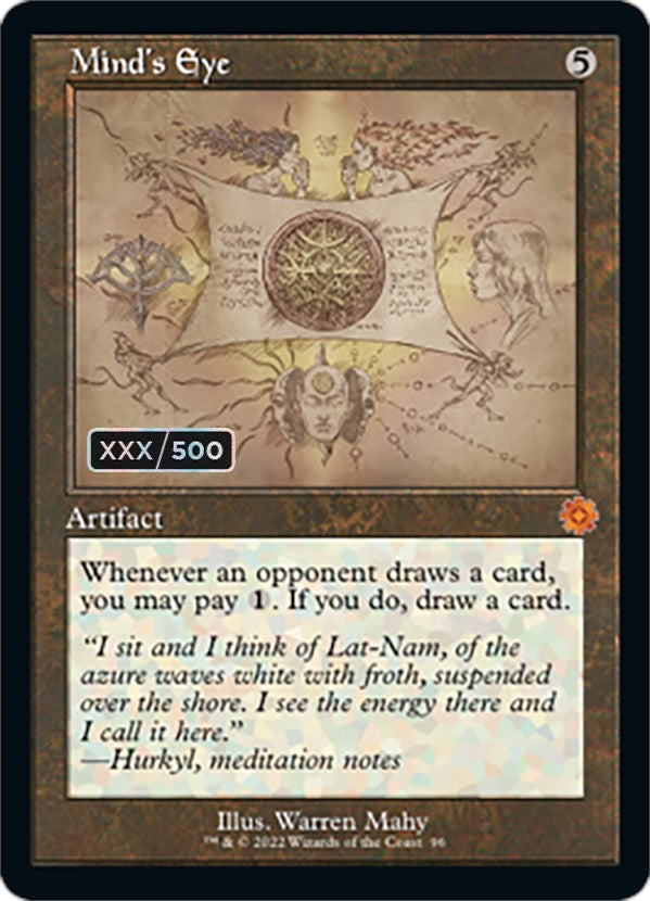 Mind's Eye (Retro Schematic) (Serial Numbered) [The Brothers' War Retro Artifacts] | Jack's On Queen