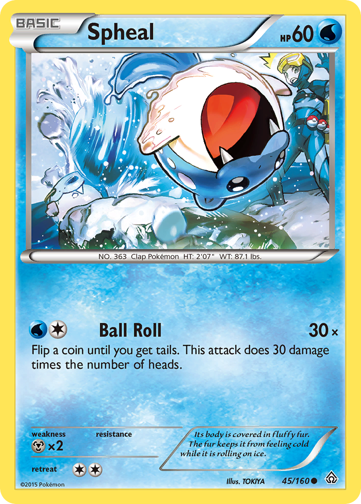 Spheal (45/160) [XY: Primal Clash] | Jack's On Queen