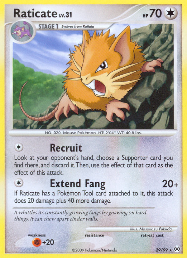 Raticate (29/99) [Platinum: Arceus] | Jack's On Queen