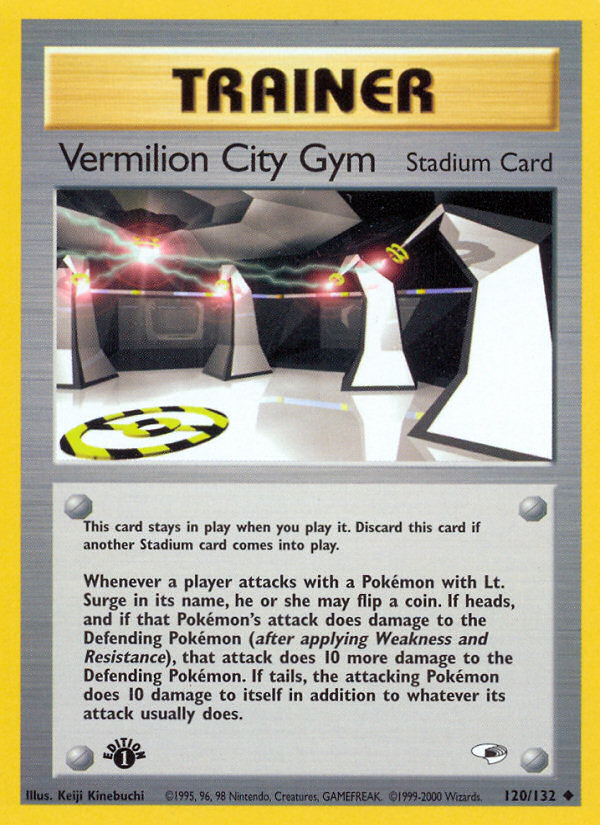Vermilion City Gym (120/132) [Gym Heroes 1st Edition] | Jack's On Queen