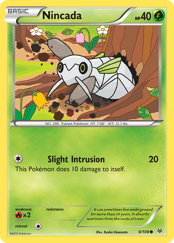 Nincada (9/108) [XY: Roaring Skies] | Jack's On Queen