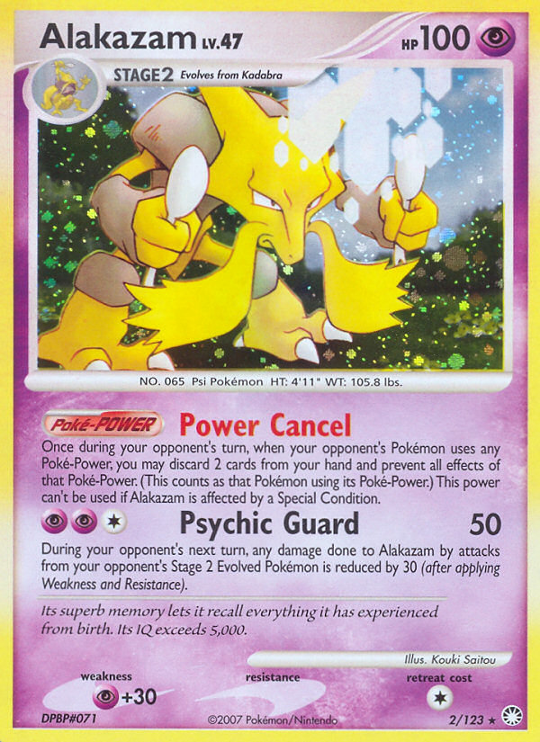 Alakazam (2/123) [Diamond & Pearl: Mysterious Treasures] | Jack's On Queen