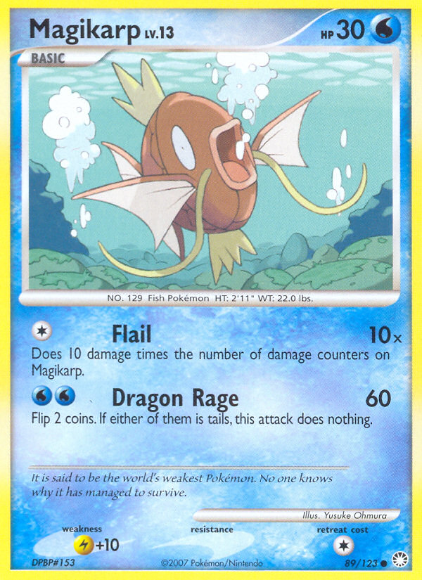 Magikarp (89/123) [Diamond & Pearl: Mysterious Treasures] | Jack's On Queen