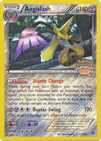 Aegislash (85/146) (Regional Championship Promo Staff) [XY: Base Set] | Jack's On Queen