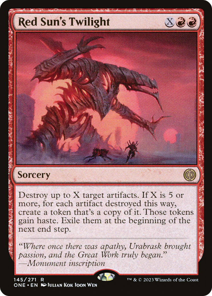 Red Sun's Twilight [Phyrexia: All Will Be One] | Jack's On Queen