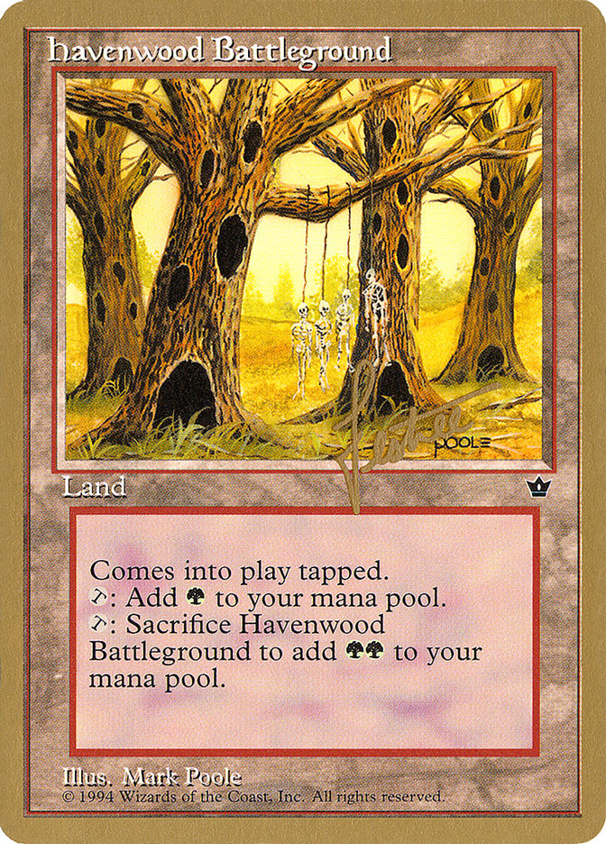 Havenwood Battleground (Bertrand Lestree) [Pro Tour Collector Set] | Jack's On Queen
