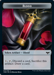 Blood // Boar Double-sided Token [Innistrad: Crimson Vow Tokens] | Jack's On Queen