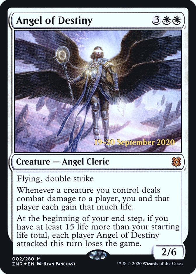 Angel of Destiny  [Zendikar Rising Prerelease Promos] | Jack's On Queen