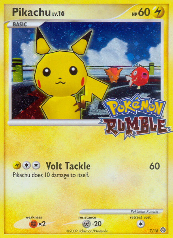 Pikachu (7/16) [Pokémon Rumble] | Jack's On Queen