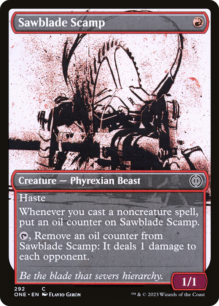 Sawblade Scamp (Showcase Ichor) [Phyrexia: All Will Be One] | Jack's On Queen