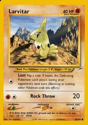 Larvitar (70/105) [Neo Destiny Unlimited] | Jack's On Queen