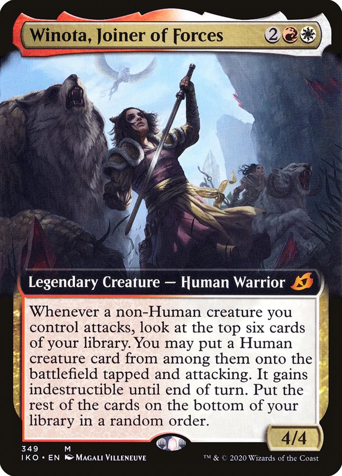 Winota, Joiner of Forces (Extended Art) [Ikoria: Lair of Behemoths] | Jack's On Queen